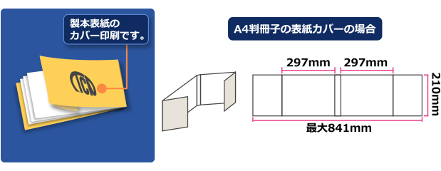 ブックカバー 横 ネット印刷なら激安の東京カラー印刷通販